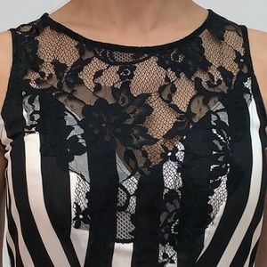 Guess XS Stripe and Lace Dress